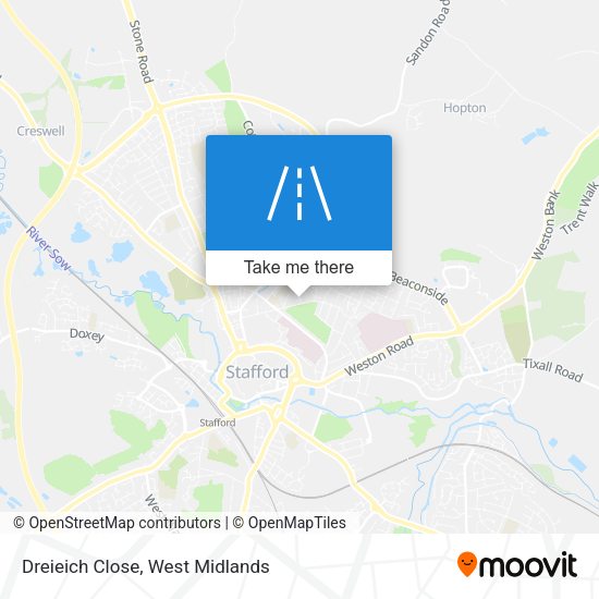 Dreieich Close map