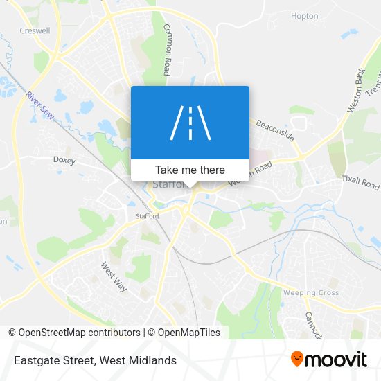 Eastgate Street map