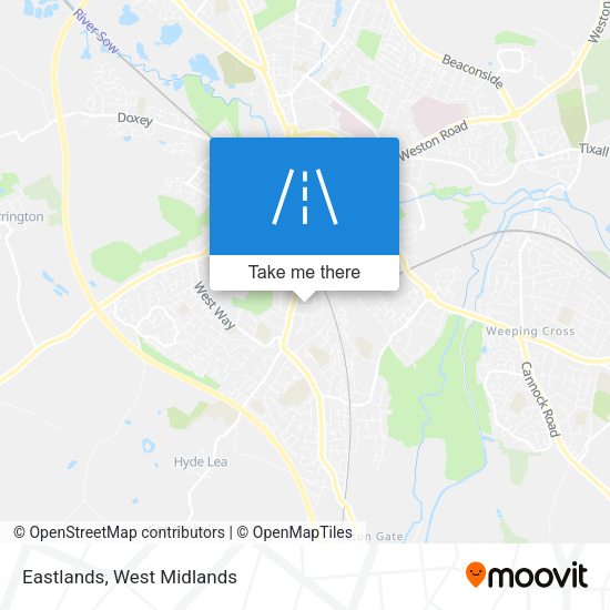 Eastlands map
