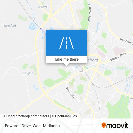 Edwards Drive map