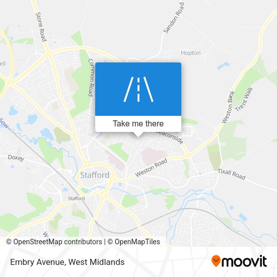 Embry Avenue map