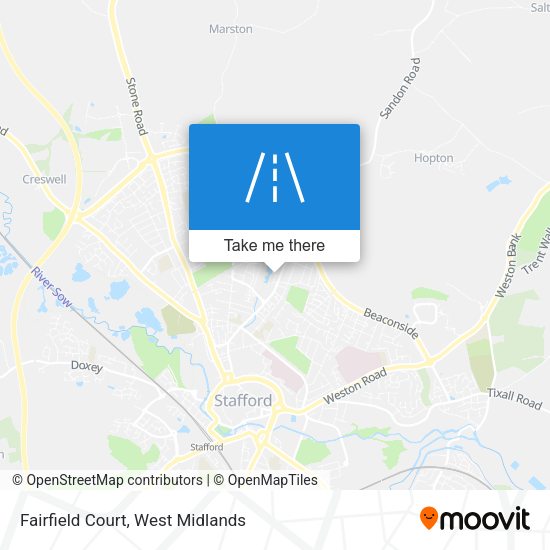 Fairfield Court map