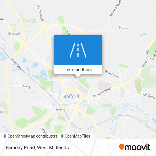 Faraday Road map