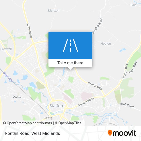 Fonthil Road map