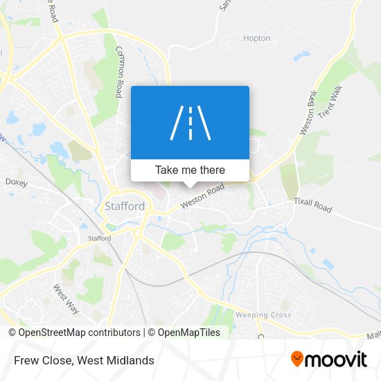 Frew Close map