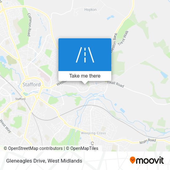 Gleneagles Drive map