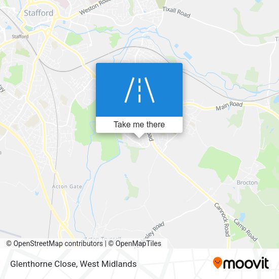 Glenthorne Close map
