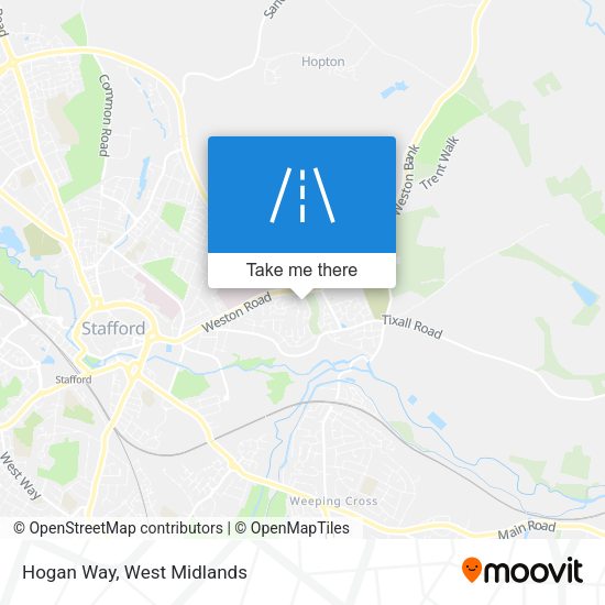 Hogan Way map
