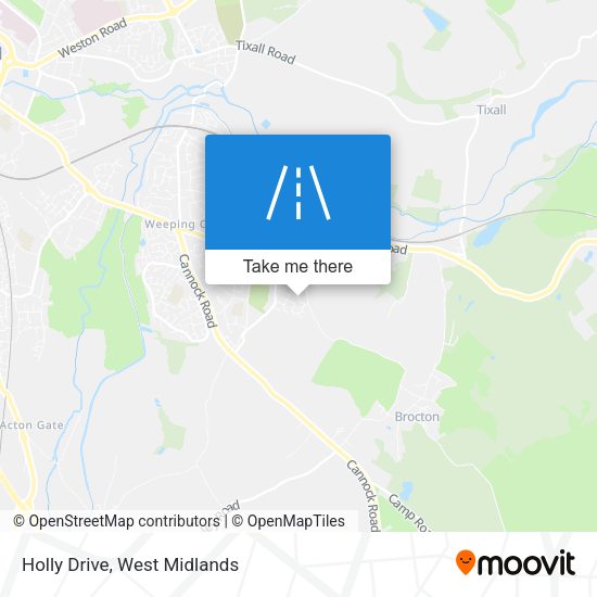 Holly Drive map