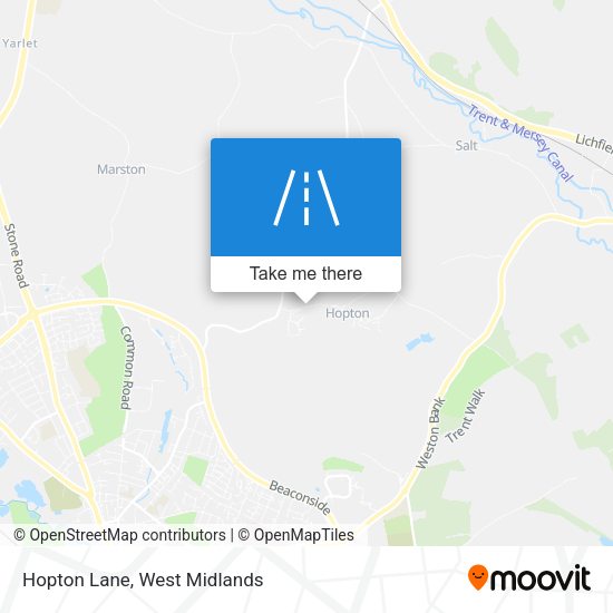 Hopton Lane map
