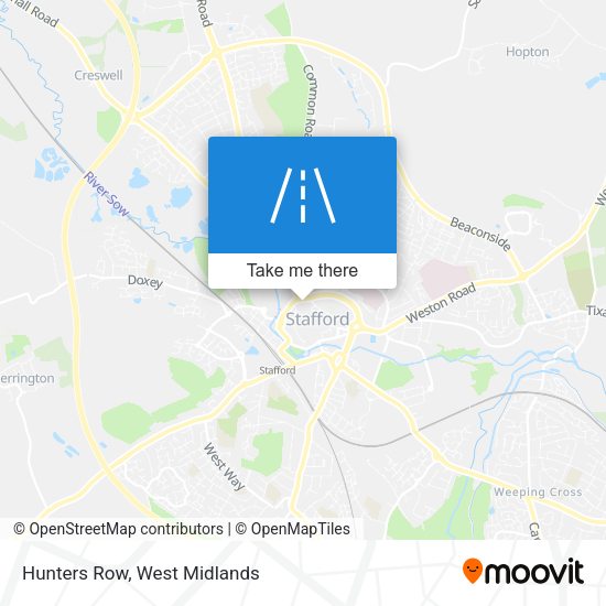 Hunters Row map