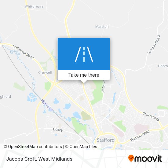 Jacobs Croft map