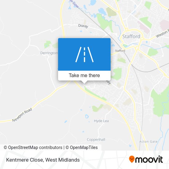 Kentmere Close map