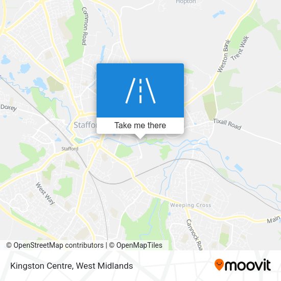 Kingston Centre map