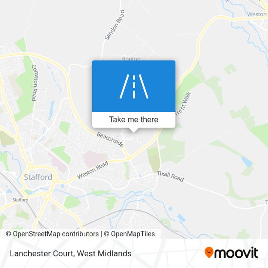 Lanchester Court map