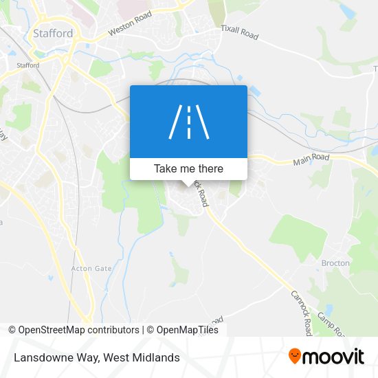 Lansdowne Way map