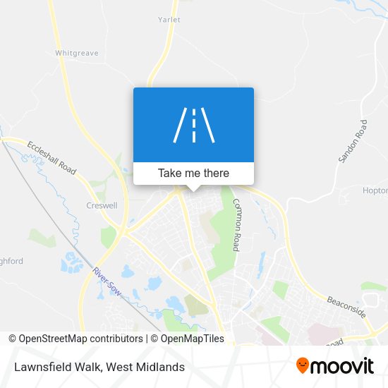 Lawnsfield Walk map