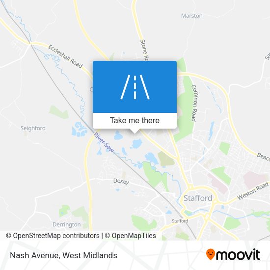 Nash Avenue map