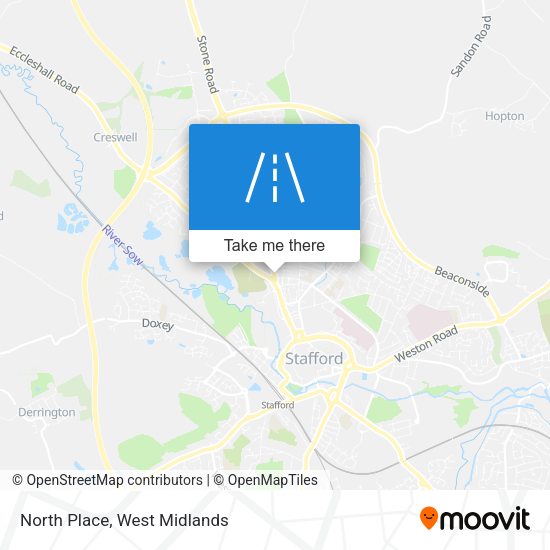 North Place map