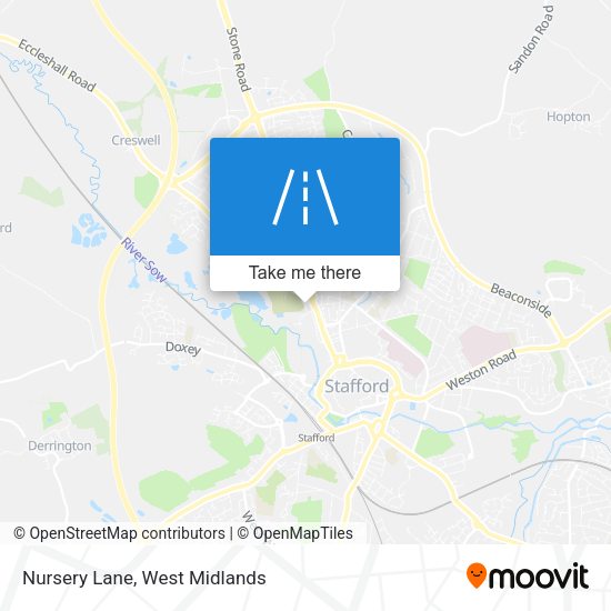 Nursery Lane map