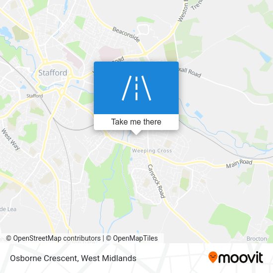 Osborne Crescent map
