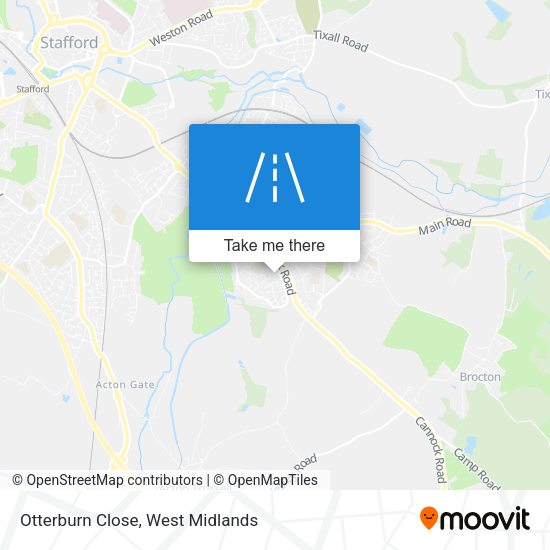 Otterburn Close map