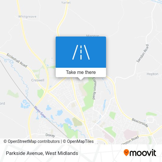 Parkside Avenue map