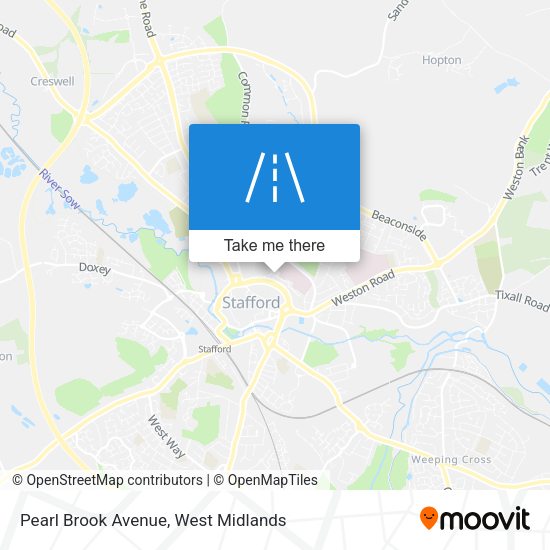 Pearl Brook Avenue map