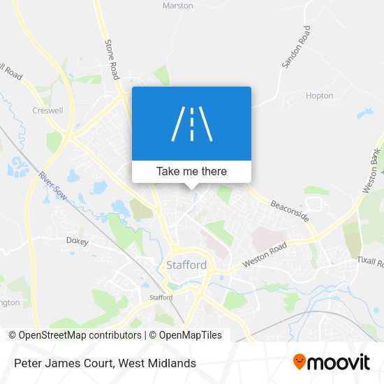 Peter James Court map