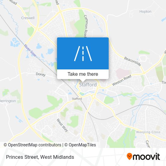Princes Street map