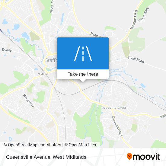 Queensville Avenue map
