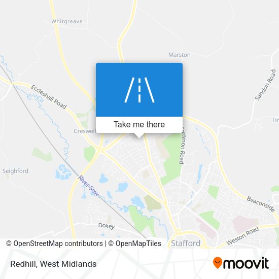 Redhill map