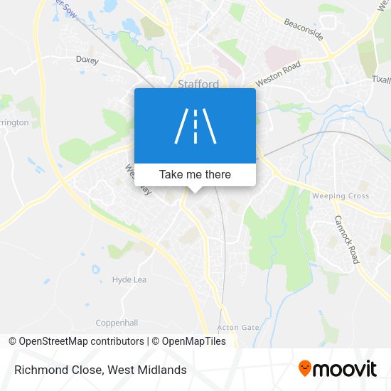 Richmond Close map