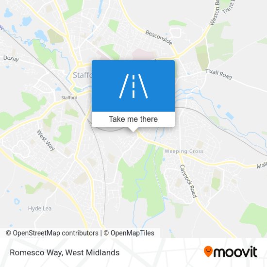 Romesco Way map