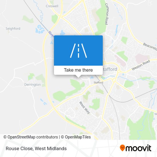Rouse Close map