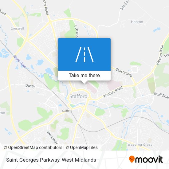 Saint Georges Parkway map