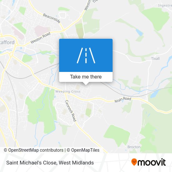 Saint Michael's Close map