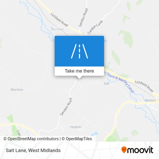 Salt Lane map