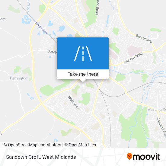 Sandown Croft map