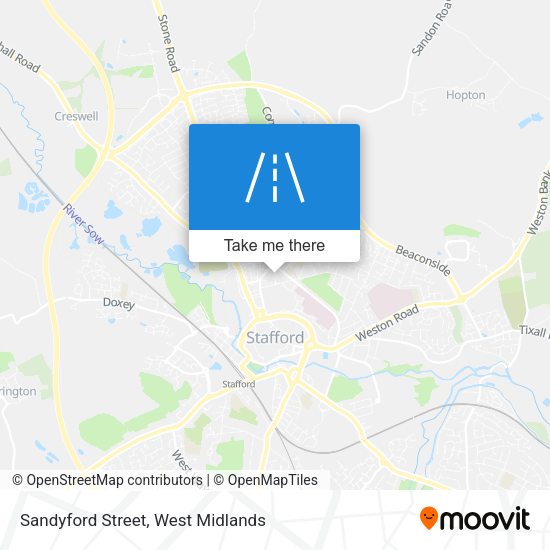 Sandyford Street map
