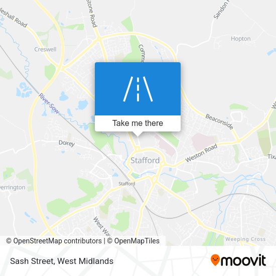 Sash Street map