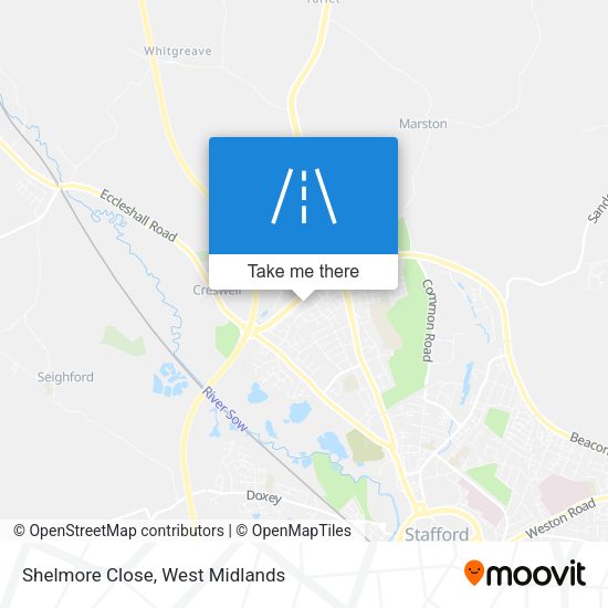 Shelmore Close map