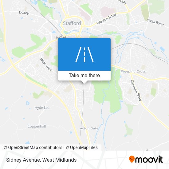 Sidney Avenue map