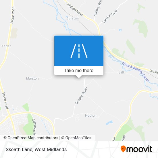 Skeath Lane map