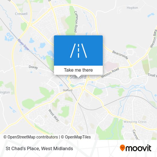 St Chad's Place map