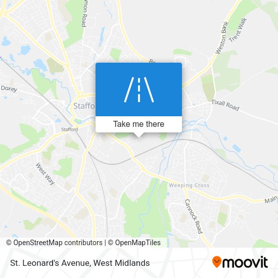 St. Leonard's Avenue map