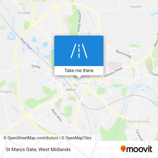St Marys Gate map