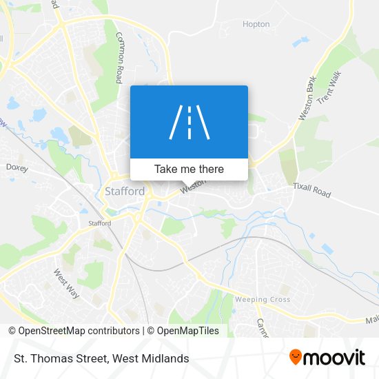 St. Thomas Street map