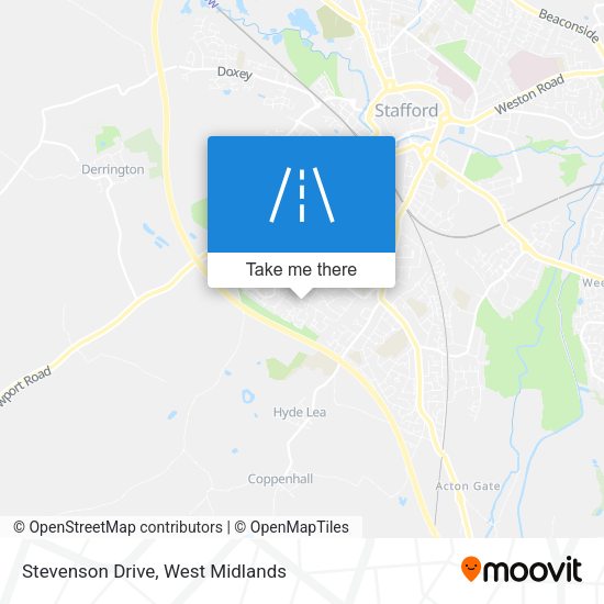 Stevenson Drive map