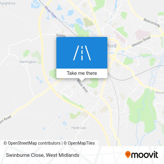 Swinburne Close map